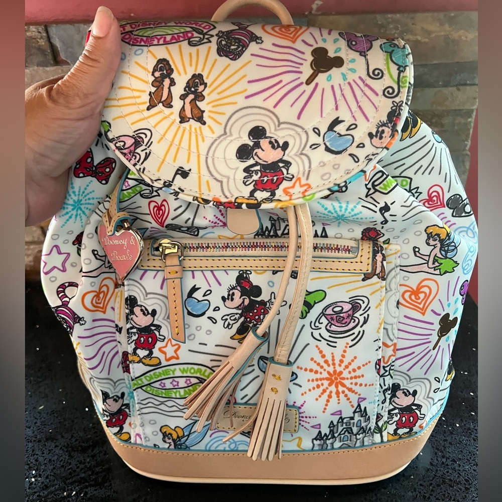 Disney Dooney and Bourke Backpack and Wallet